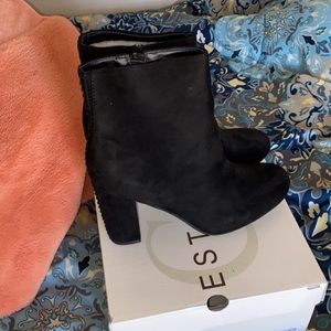 Suede ankle boots